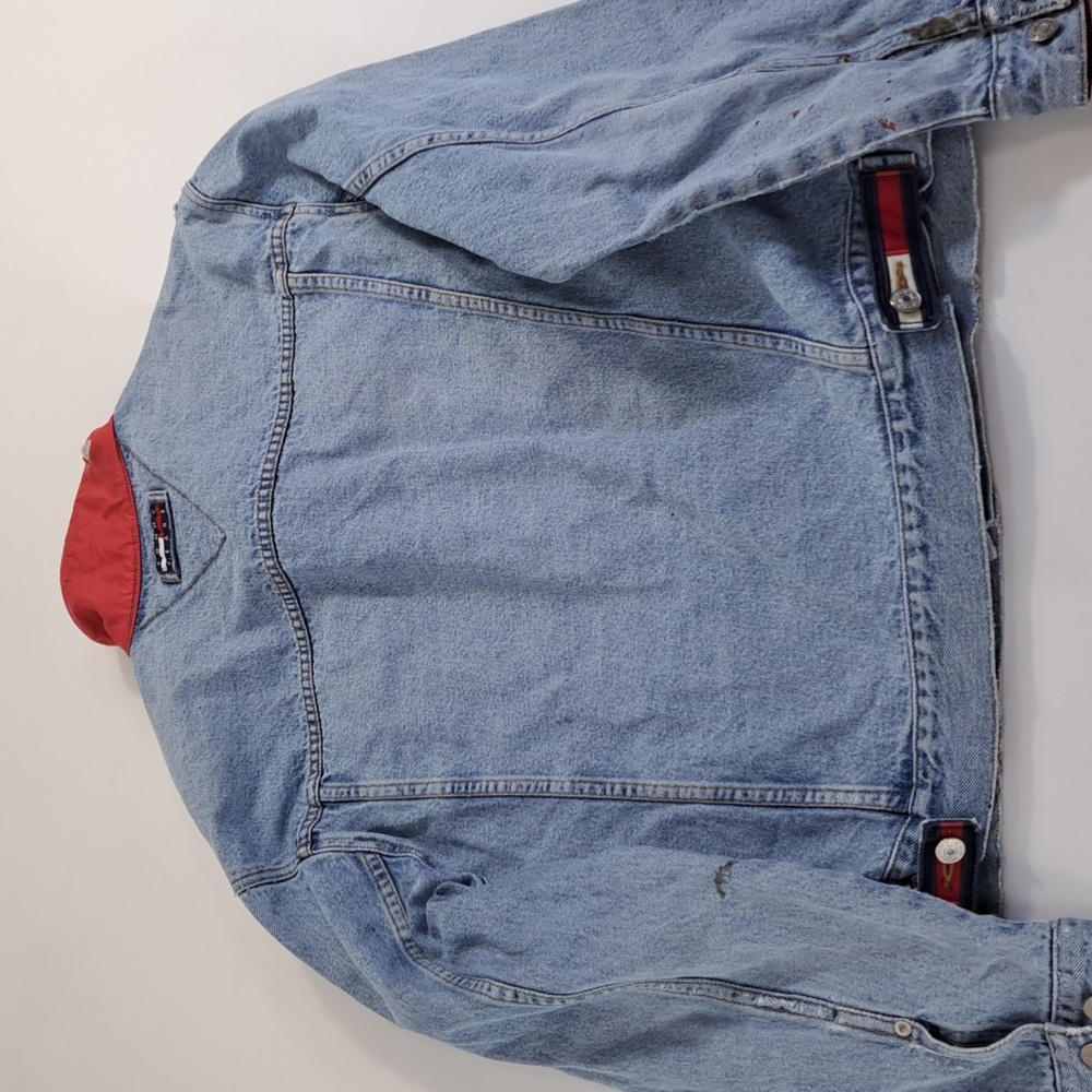 Destroyed Tommy Jean Jacket Size XL - Picture 13 of 17